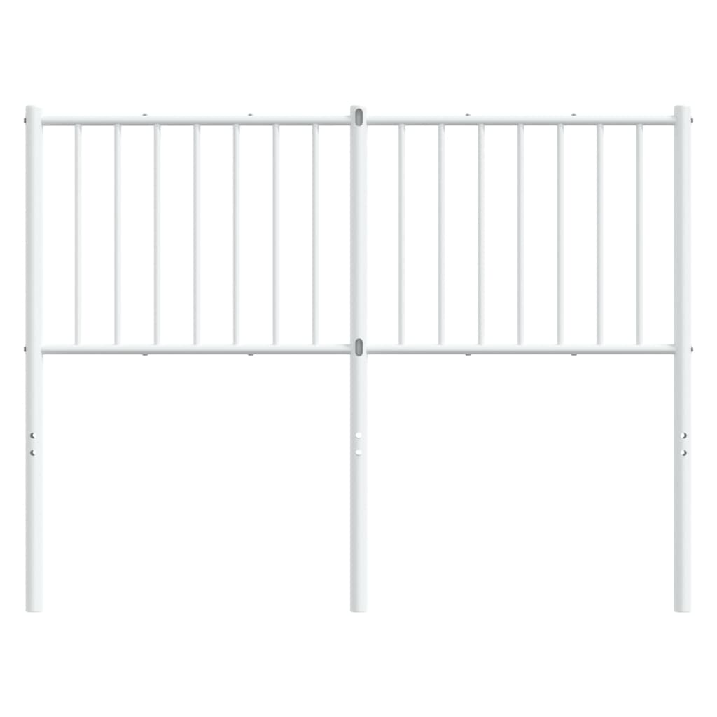 Tête de lit métal blanc 120 cm