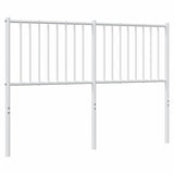 Tête de lit métal blanc 135 cm