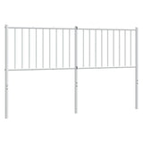 Tête de lit métal blanc 150 cm