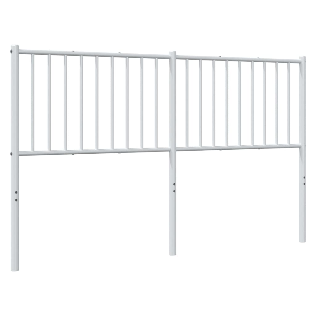 Tête de lit métal blanc 150 cm