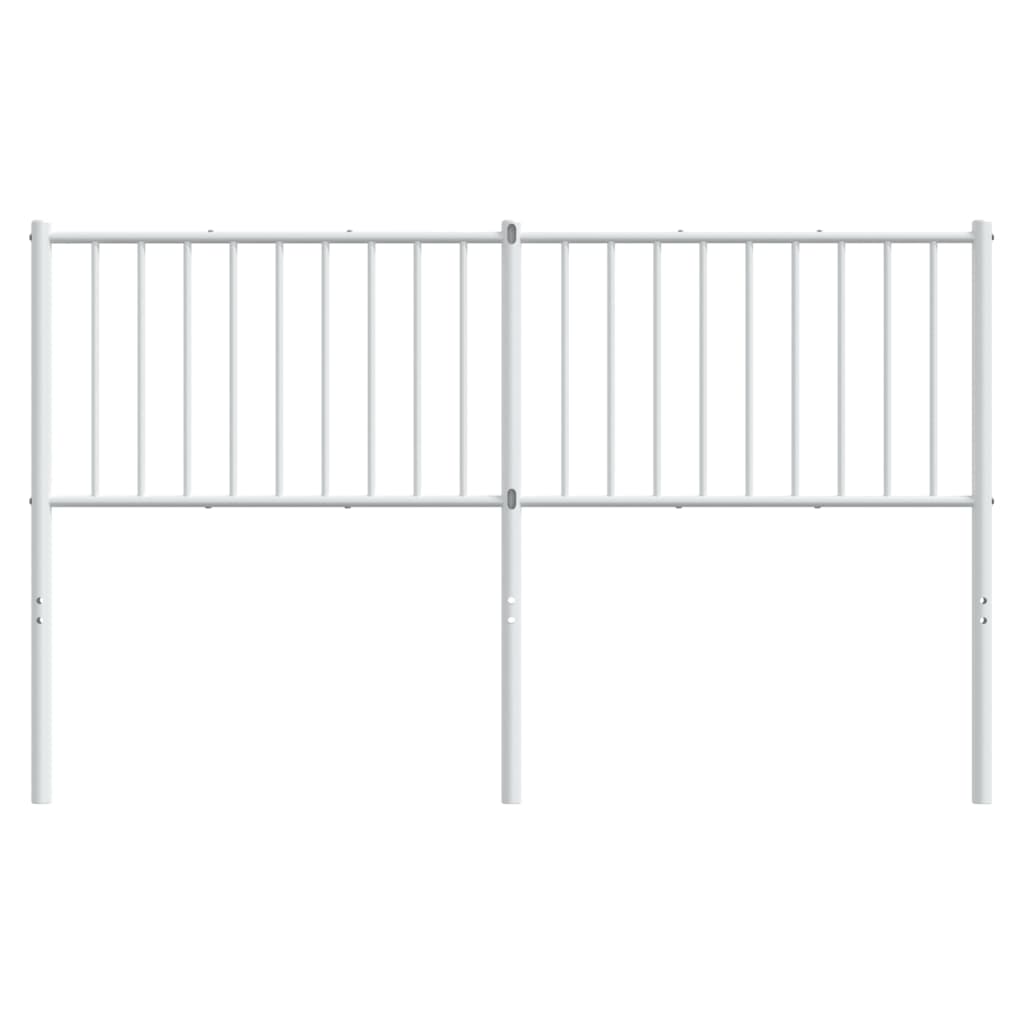 Tête de lit métal blanc 160 cm