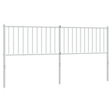 Tête de lit métal blanc 180 cm