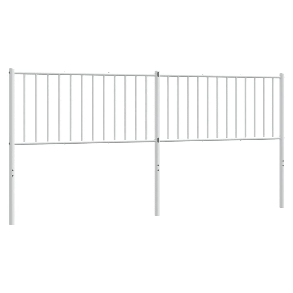 Tête de lit métal blanc 193 cm