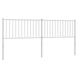 Tête de lit métal blanc 193 cm