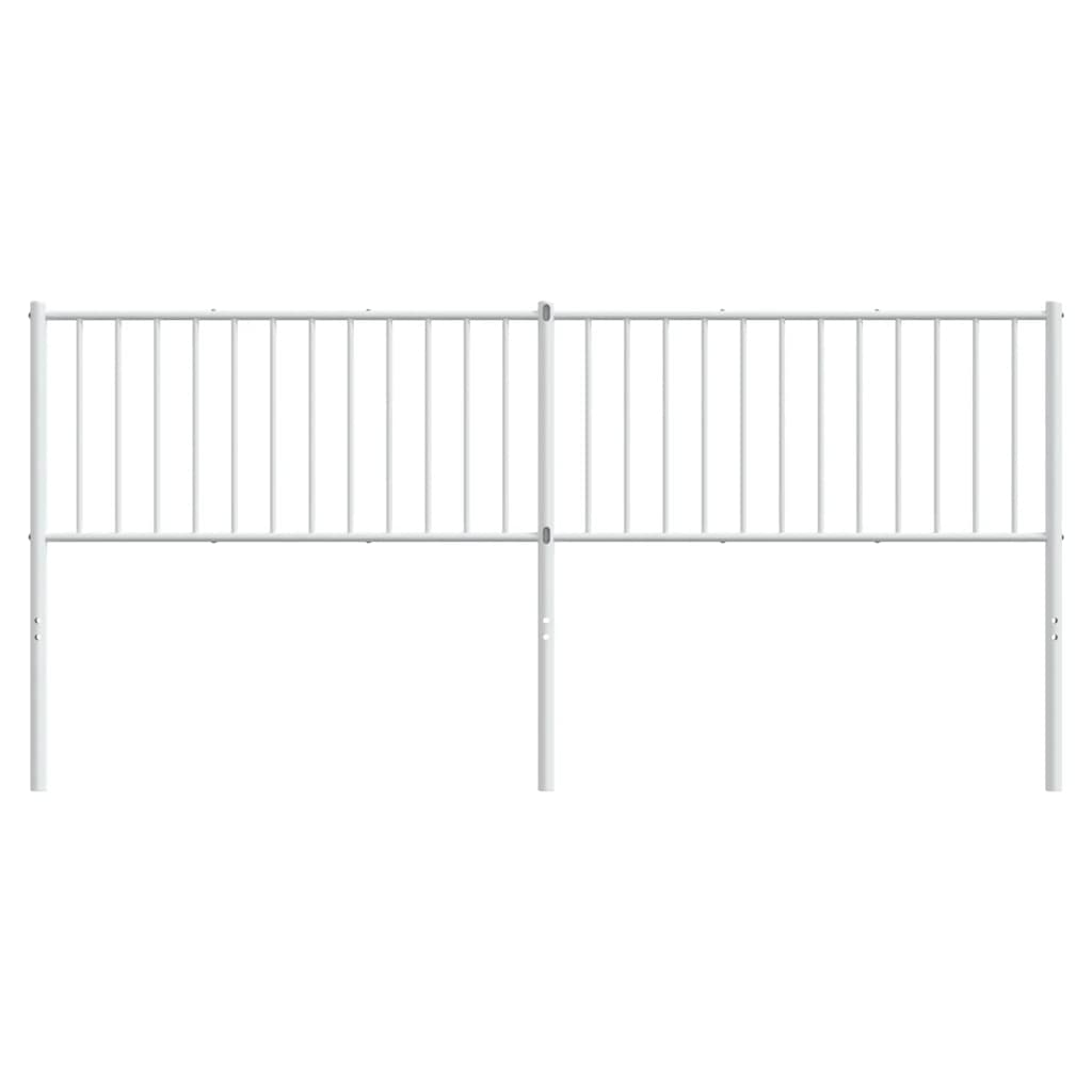 Tête de lit métal blanc 193 cm