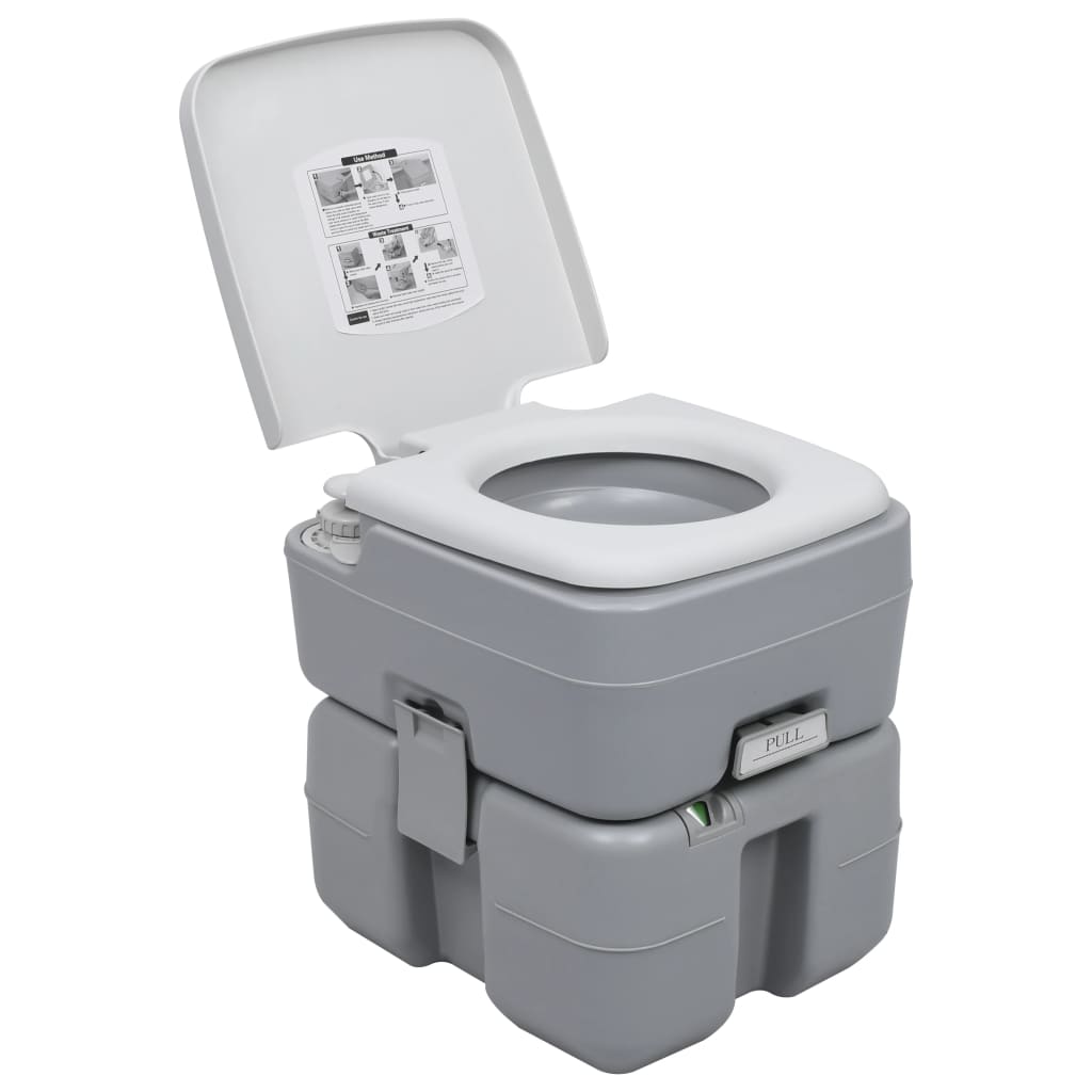 Ensemble de toilette et réservoir d'eau de camping portable