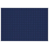 Gewichtsdecke Blau 135x200 cm 6 kg Stoff