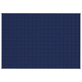 Gewichtsdecke Blau 140x200 cm 6 kg Stoff