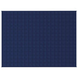 Gewichtsdecke Blau 152x203 cm 7 kg Stoff