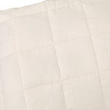 Couverture lestée Crème clair 200x220 cm 13 kg Tissu