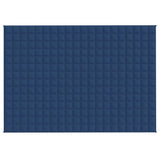 Gewichtsdecke Blau 140x200 cm 6 kg Stoff