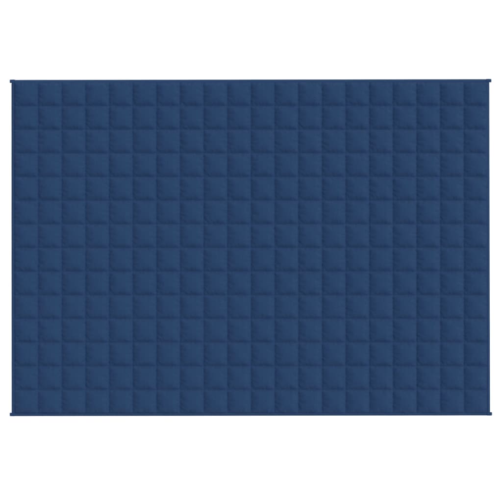 Gewichtsdecke Blau 140x200 cm 10 kg Stoff