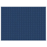 Gewichtsdecke Blau 152x203 cm 11 kg Stoff