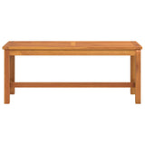 Banc de jardin 110x35x45 cm bois massif d'acacia