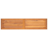 Banc de jardin 150x35x45 cm bois massif d'acacia