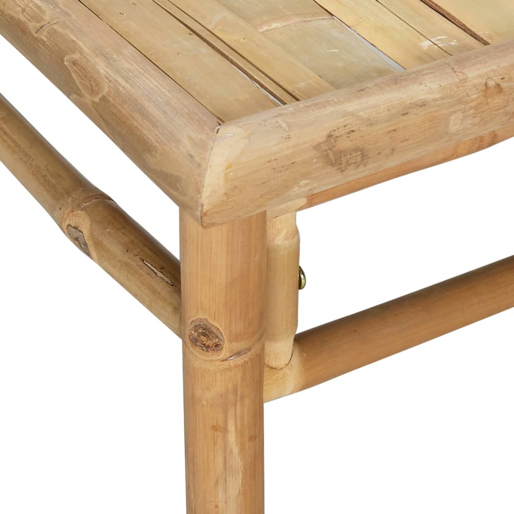 Table de jardin 65x55x30 cm bambou