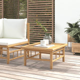 Table de jardin 65x55x30 cm bambou