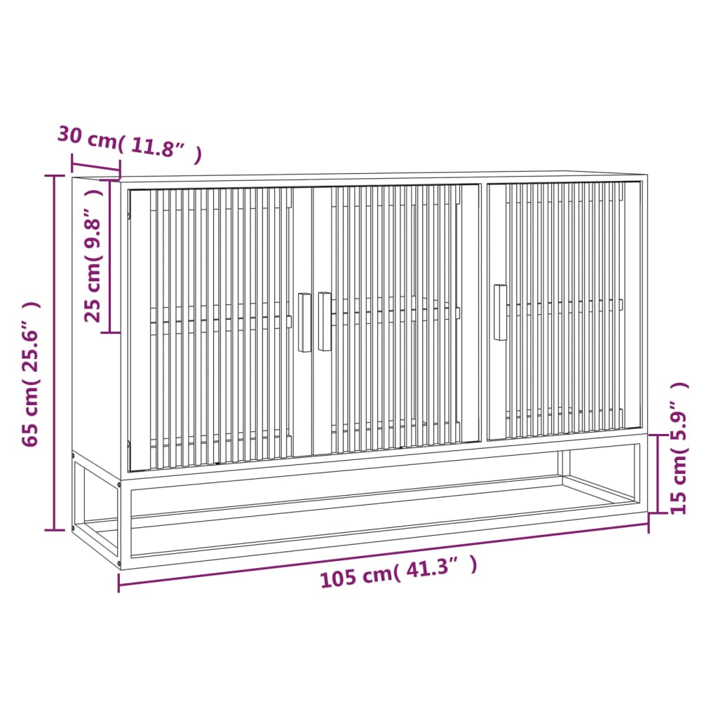 Sideboard 105x30x65 cm, Holzwerkstoff