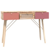 Table console avec tiroirs 105x30x75 cm bois d'ingénierie