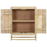 Buffet avec 2 portes 55x30x70 cm bois massif de manguier