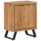 Sideboard with 2 doors 55x36x72 cm solid acacia wood