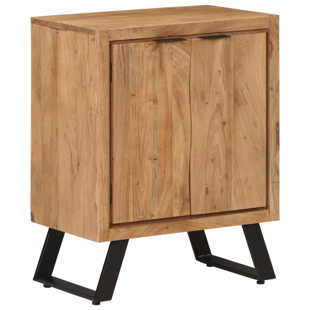 Buffet avec 2 portes 55x36x72 cm bois massif d'acacia