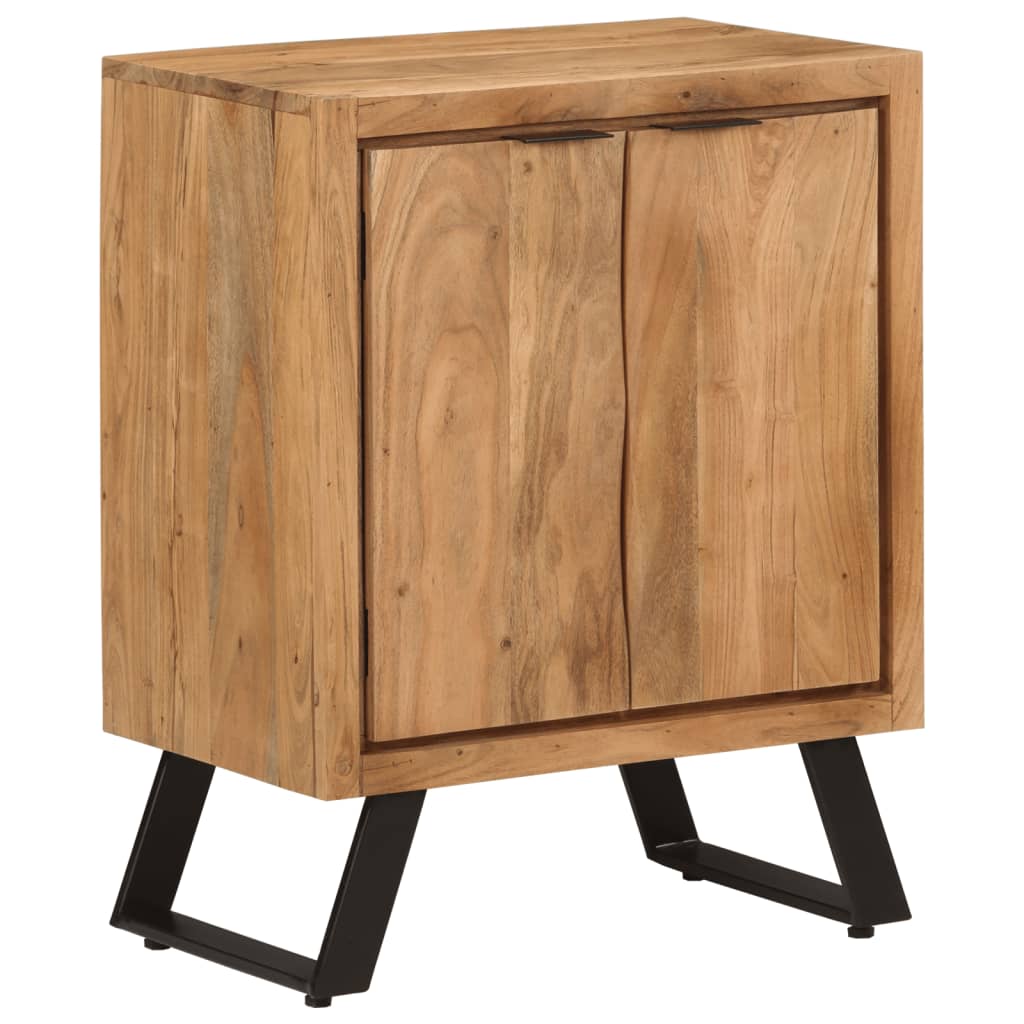 Buffet avec 2 portes 55x36x72 cm bois massif d'acacia