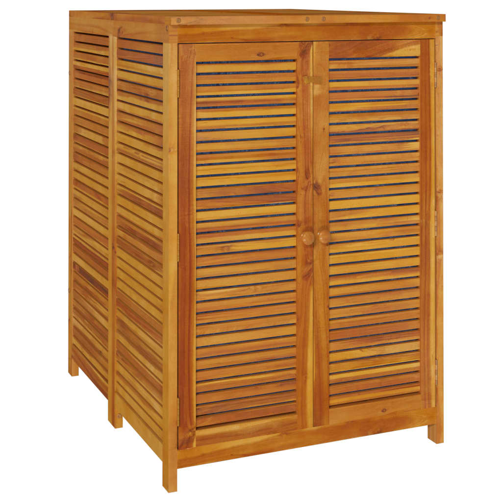 Boîte de rangement de jardin 70x87x104 cm bois massif d'acacia