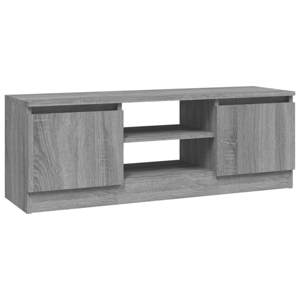 Sonoma grey TV cabinet with door 102x30x36 cm