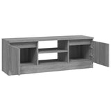 Meuble TV avec porte Sonoma gris 102x30x36 cm