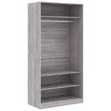 Sonoma gray wardrobe 100x50x200 cm engineered wood