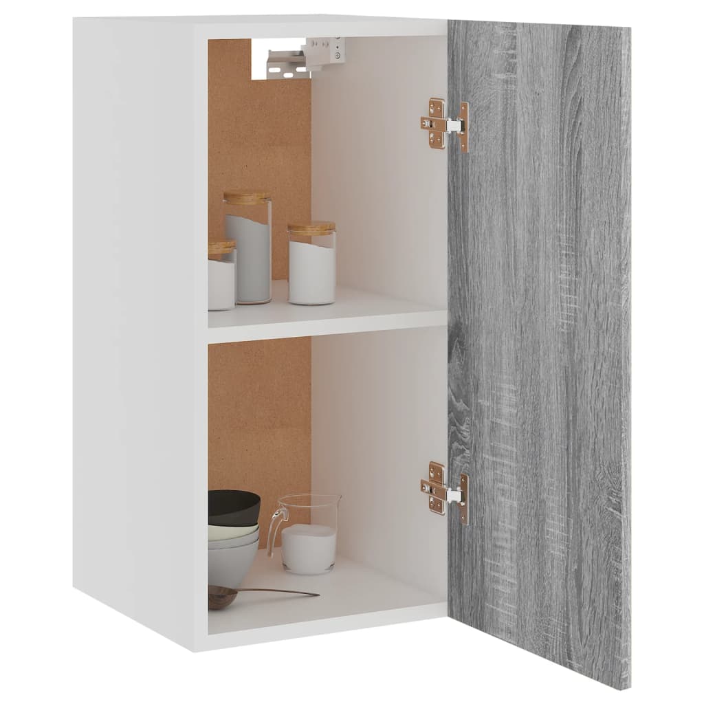 Armoire suspendue Sonoma gris 29,5x31x60 cm Bois d'ingénierie