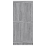 Garde-robe Sonoma gris 82,5x51,5x180 cm Bois d'ingénierie