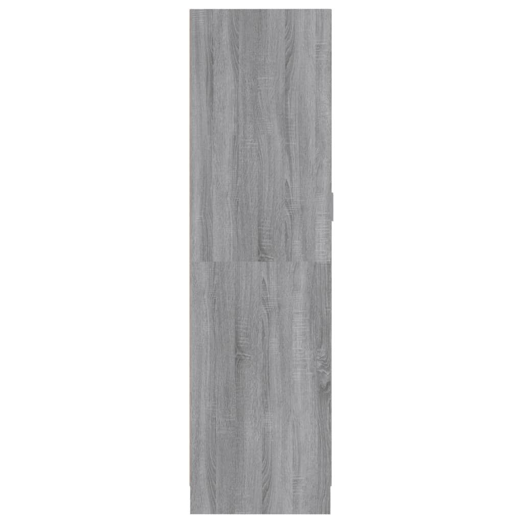 Garde-robe Sonoma gris 82,5x51,5x180 cm Bois d'ingénierie