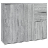 Buffet Sonoma gris 91x29,5x75 cm Bois d'ingénierie