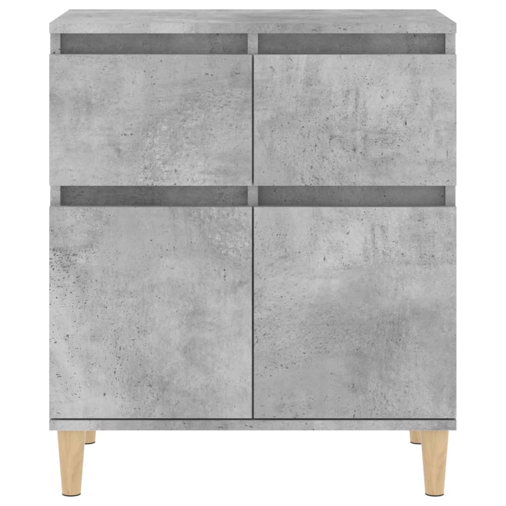 Buffet Gris béton 60x35x70 cm Bois d'ingénierie