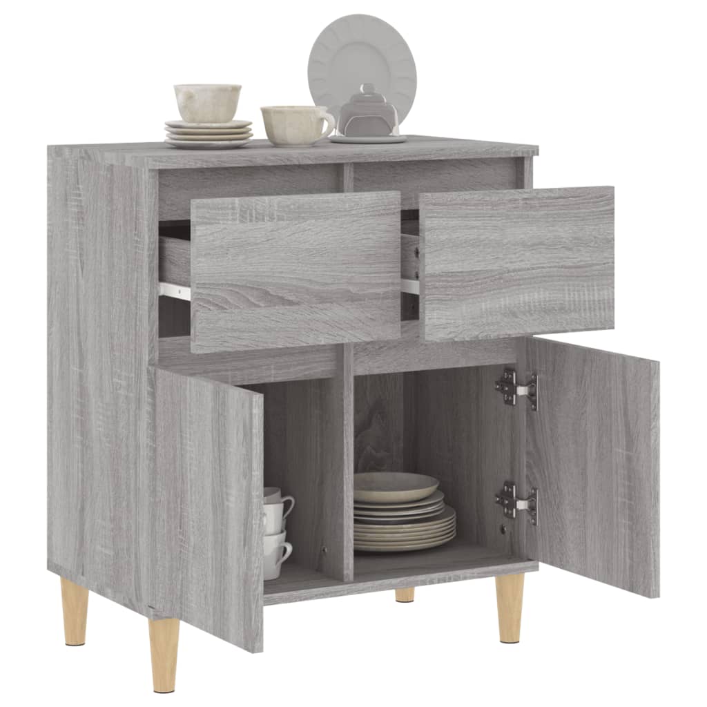 Buffet Sonoma gris 60x35x70 cm Bois d'ingénierie