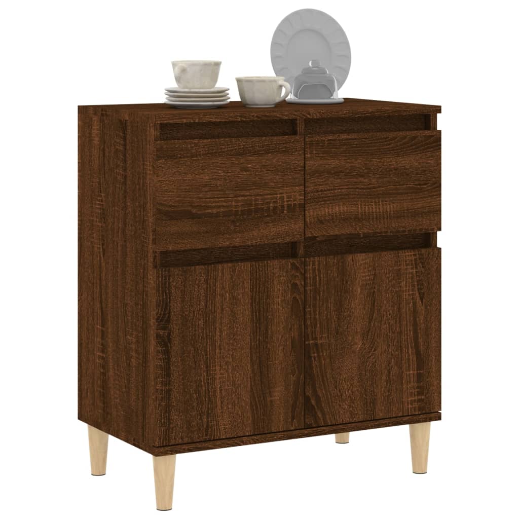 Buffet Chêne marron 60x35x70 cm Bois d'ingénierie