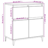 Buffet Chêne sonoma 60x35x70 cm Bois d'ingénierie