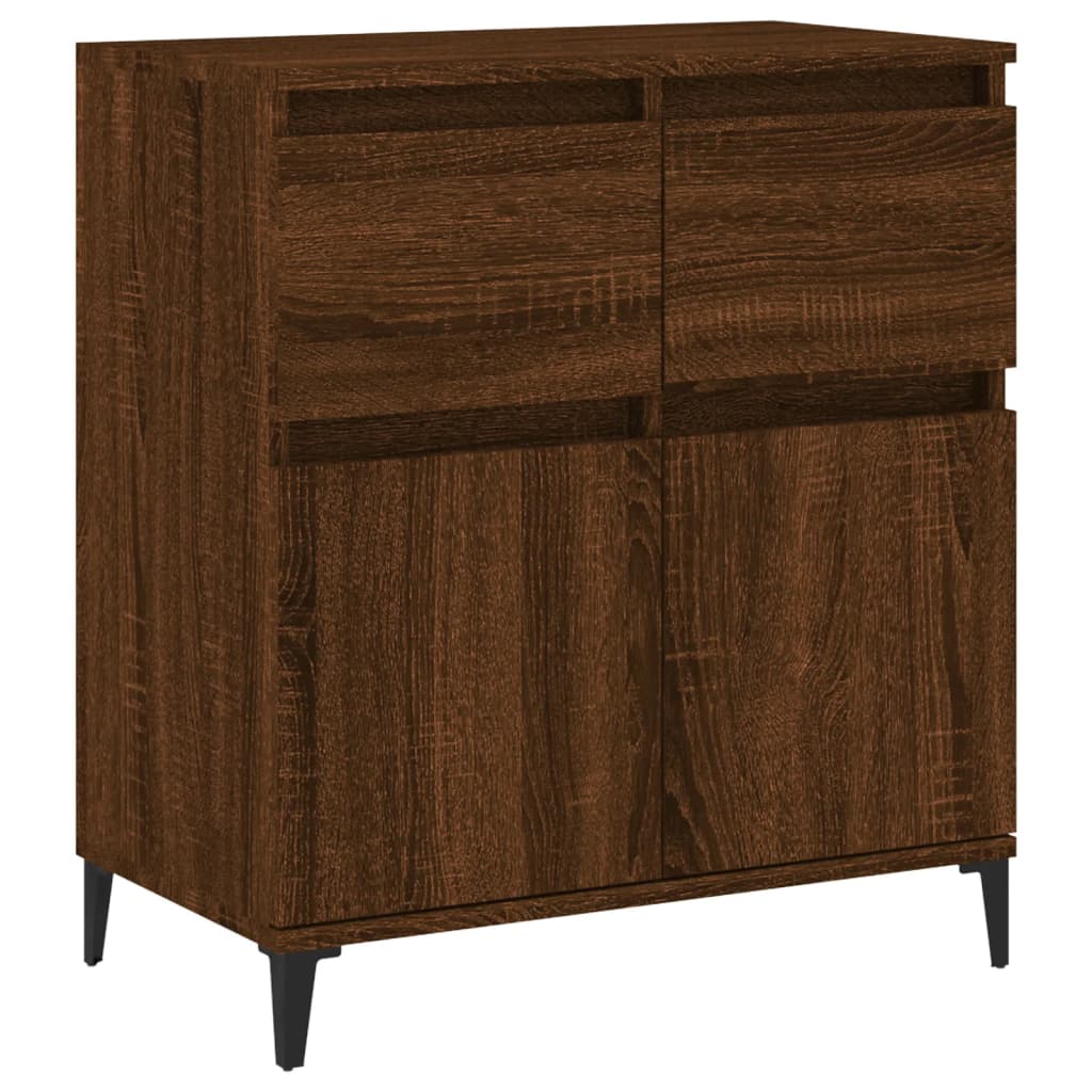 Buffet Chêne marron 60x35x70 cm Bois d'ingénierie