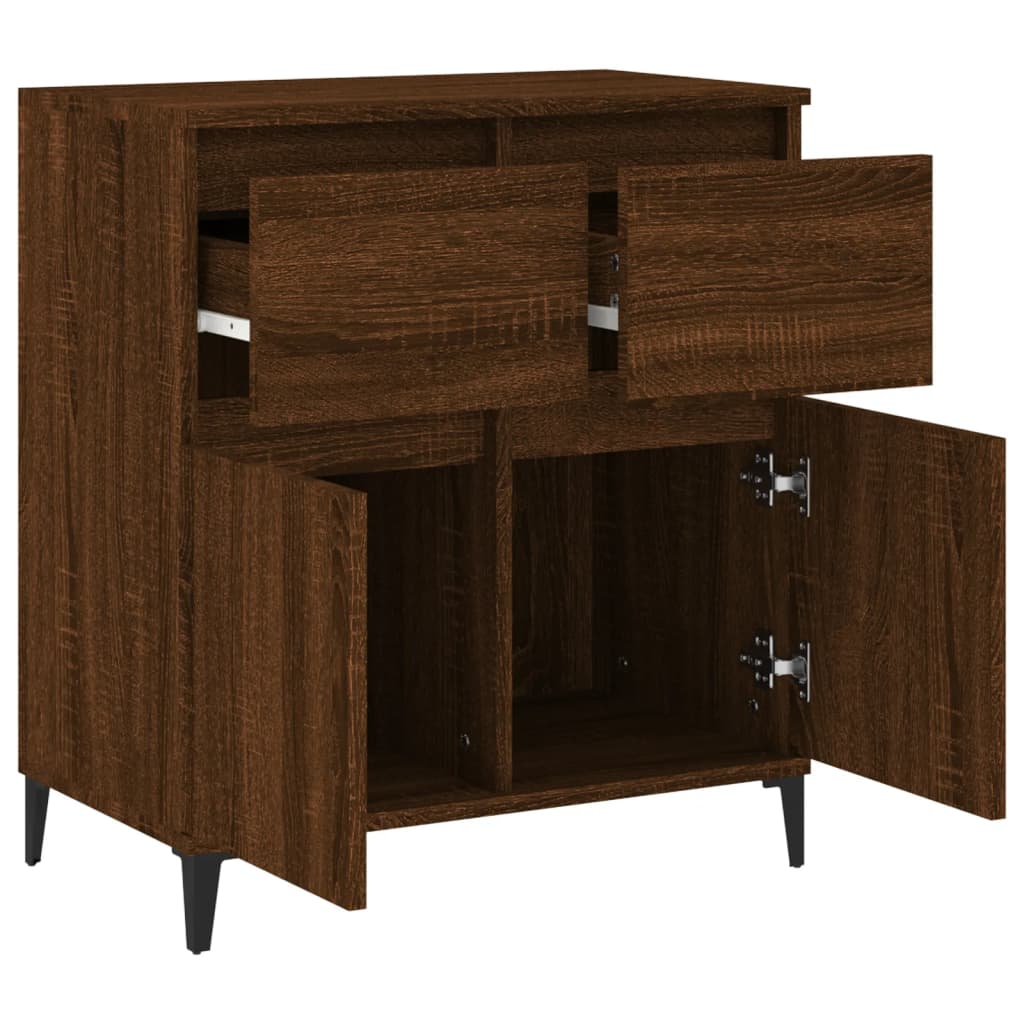 Buffet Chêne marron 60x35x70 cm Bois d'ingénierie