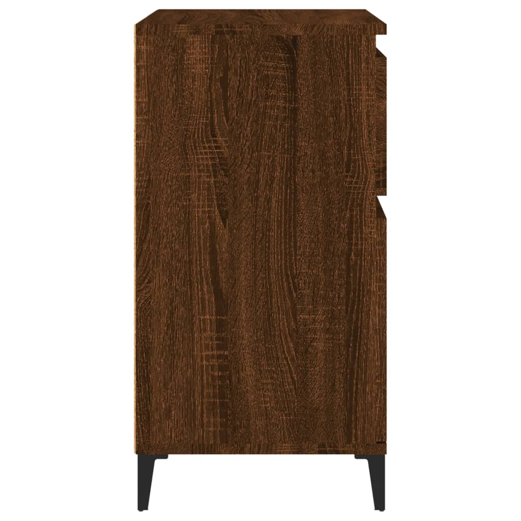 Buffet Chêne marron 60x35x70 cm Bois d'ingénierie