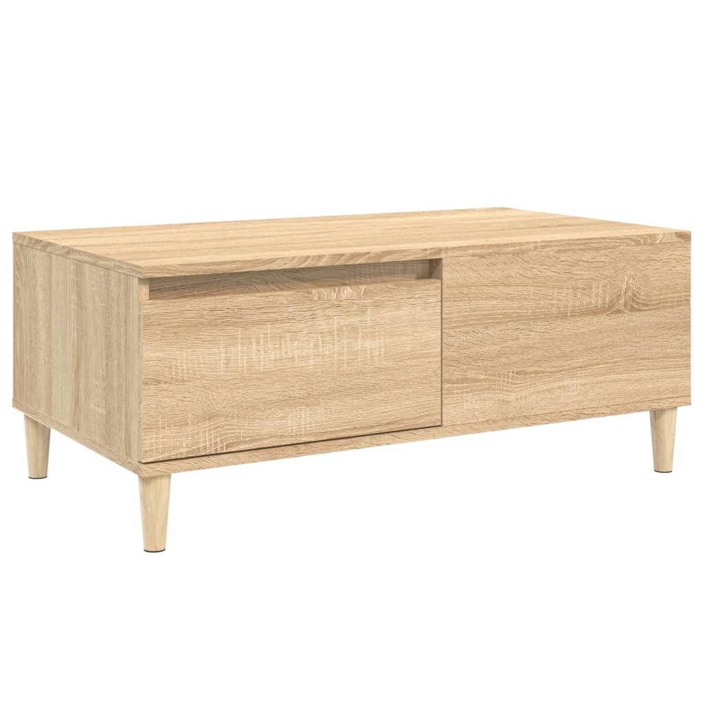 Table basse Chêne sonoma 90x50x36,5 cm Bois d'ingénierie