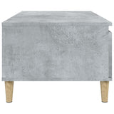 Table basse Gris béton 90x50x36,5 cm Bois d'ingénierie