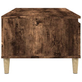 Table basse Chêne fumé 90x50x36,5 cm Bois d'ingénierie