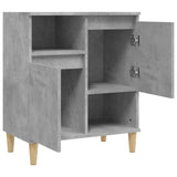 Sideboard Betongrau 60x35x70 cm Holzwerkstoff