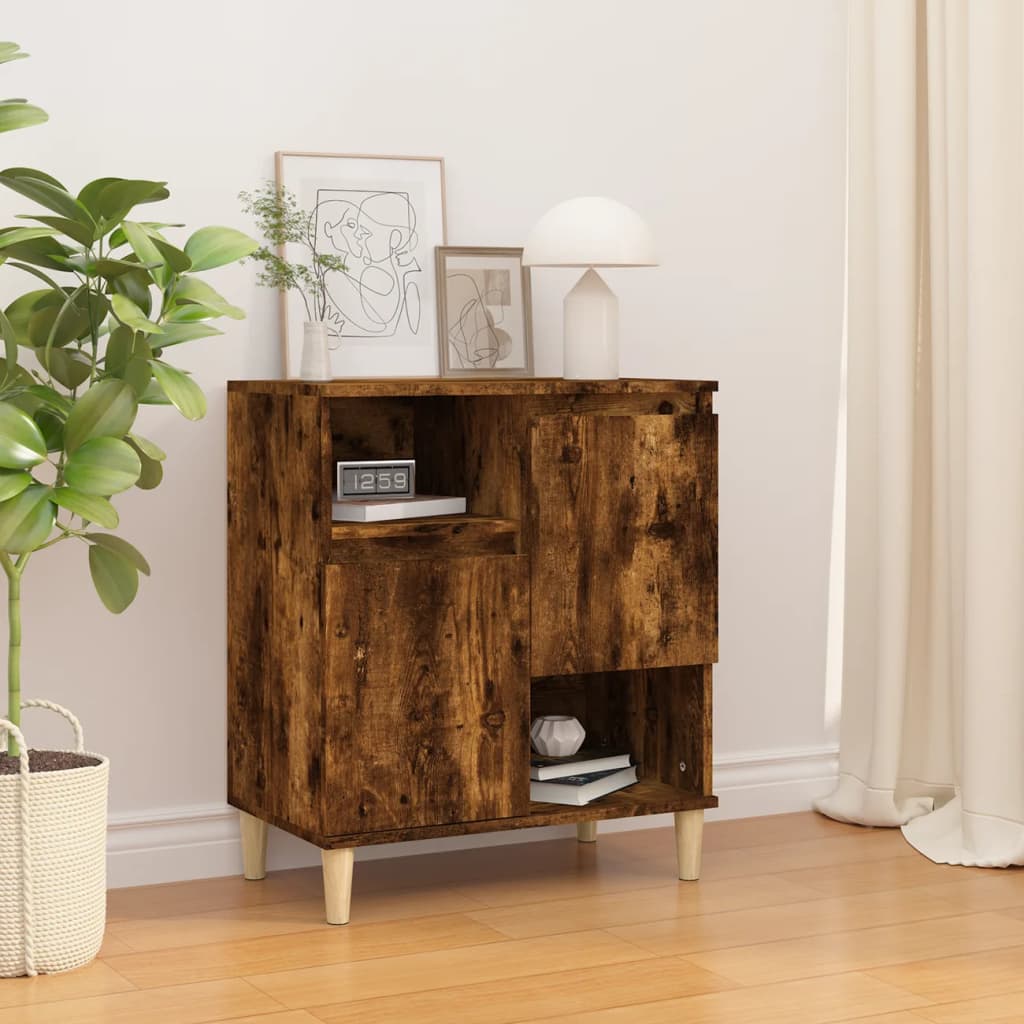 Sideboard Smoked Oak 60x35x70 cm Engineered wood