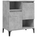 Buffet Gris béton 60x35x70 cm Bois d'ingénierie