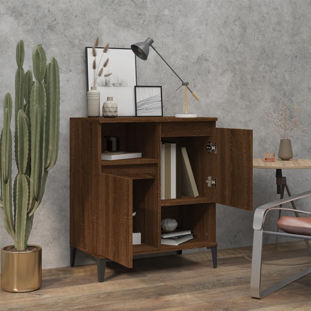 Sideboard Brown Oak 60x35x70 cm Engineered wood