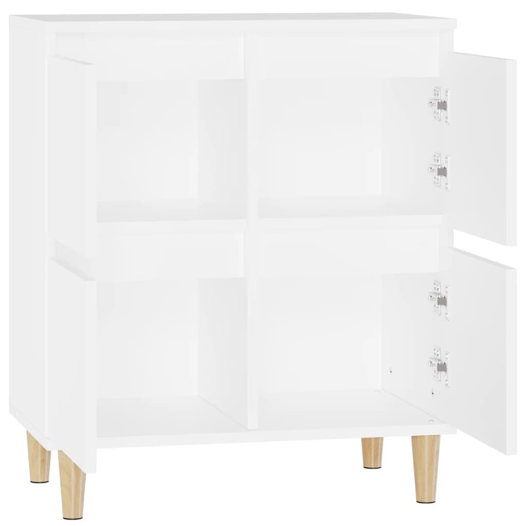 Buffet Blanc 60x35x70 cm Bois d'ingénierie